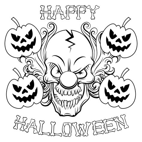 scary halloween coloring pages for adults|free printable scary coloring pages.